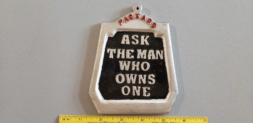Packard plaque aluminum badge - plaque,